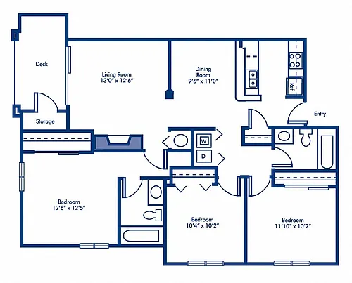 Floor plan C1 Renovated