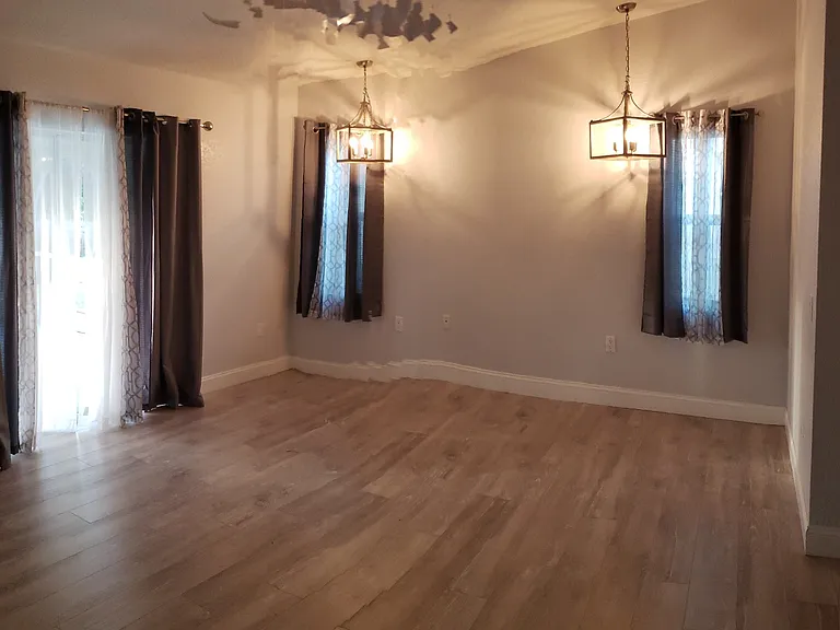 master bedroom at dusk