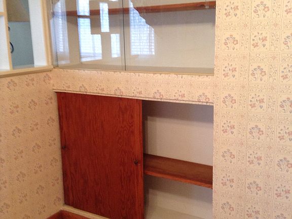 Built in China cabinet