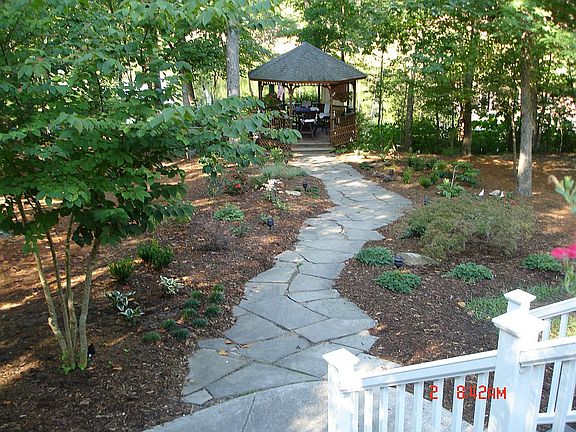 Walkway to gazebo