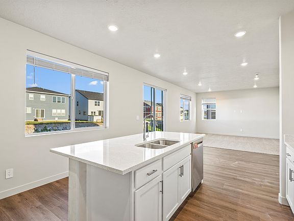 The Wiley floorplan interior image taken at a Meritage Homes Community in Eagle Mountain, UT.