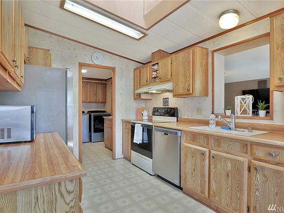 Kitchen with skylight. Dishwasher and refrigerator new within last 2 years.