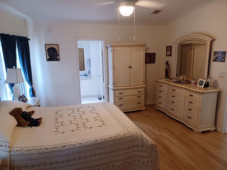 Master Bedroom. Extra Large walk-in closet.