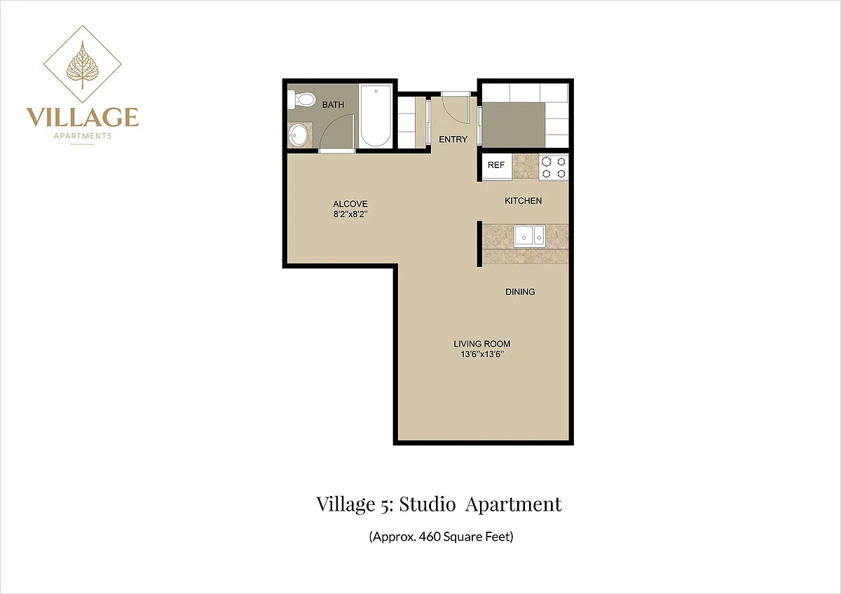 Floor plan Studio 5-01