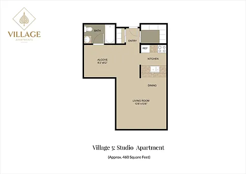 Floor plan Studio 5-01
