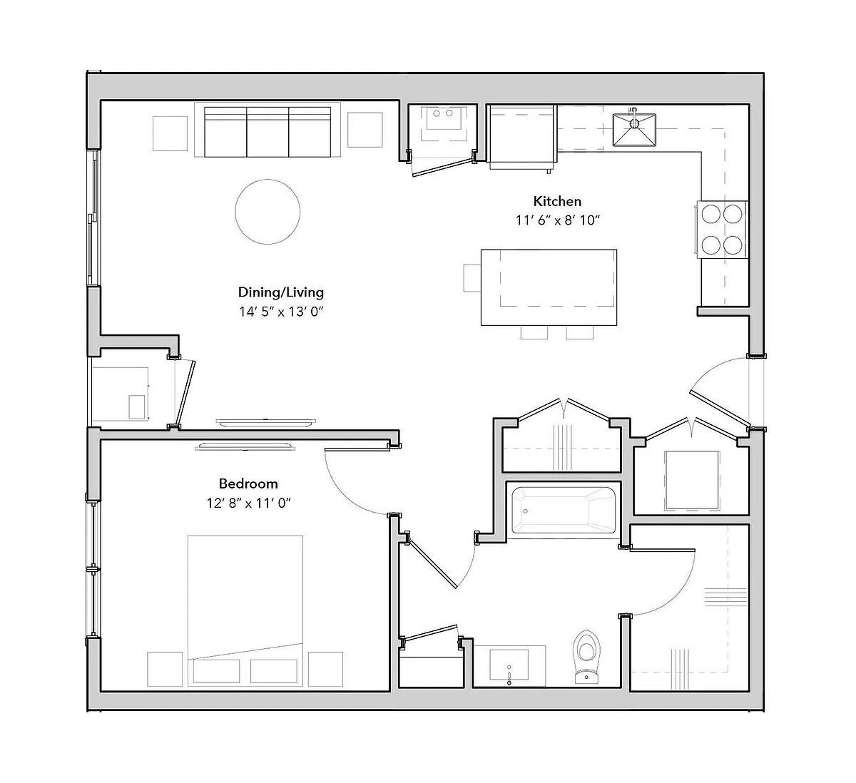 Floor plan Delta