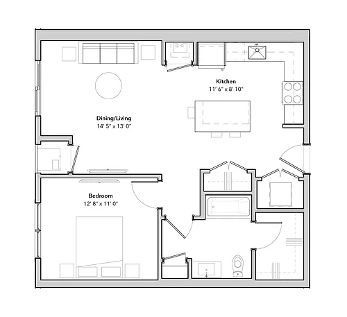 Floor plan Delta