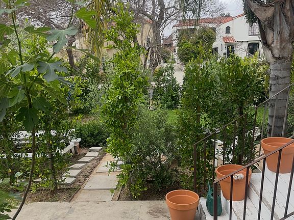 Patio view looking towards street