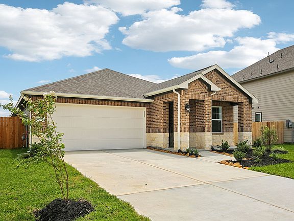 The Hughes floorplan in Glendale Lakes of Rosharon, TX.
