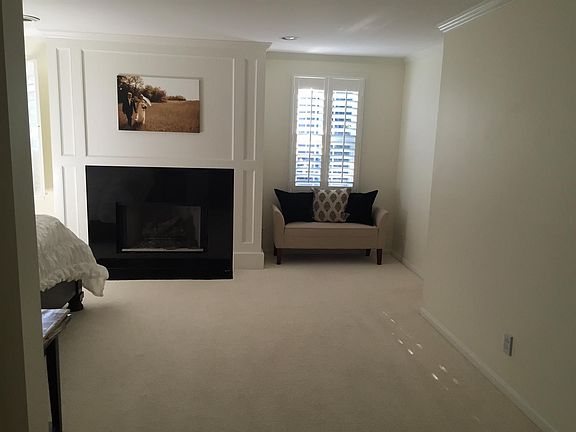 Huge 400 square foot master bedroom with nook for office and California closets