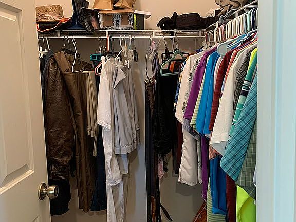 His and hers walk in closet 