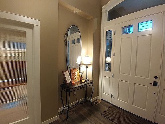 Entry; French Door to Office