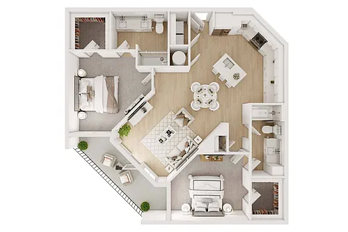 Floor plan B2