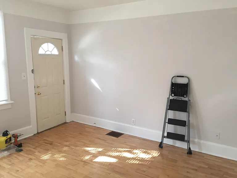 Main living room, front door