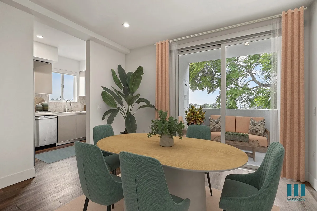 Kitchen, Dining, and Patio - Fox Eight by Wiseman