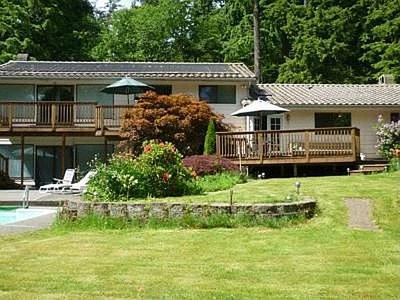 House from the backyard