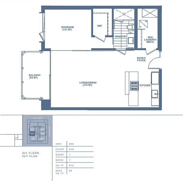 Floor plan 806