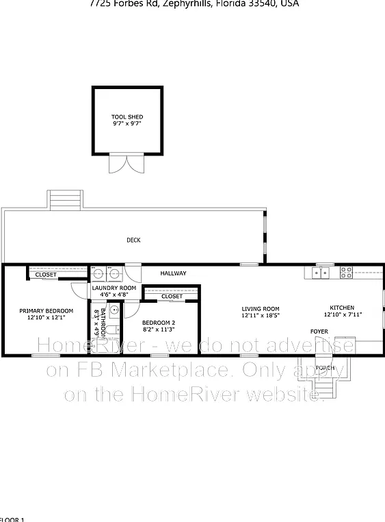 2 bed, 1.0 bath, 784 sqft, $1,150 — Photo 3