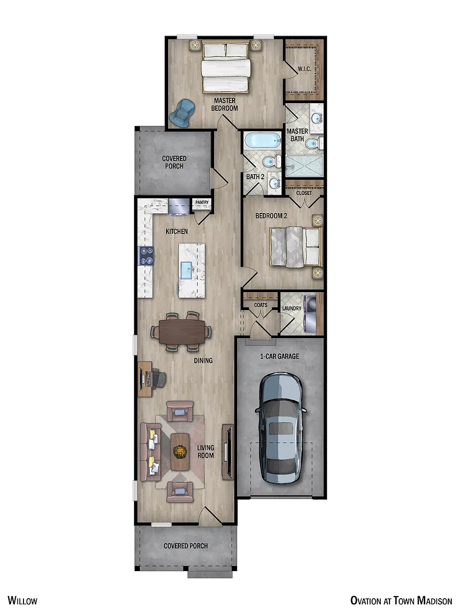Floor plan Willow