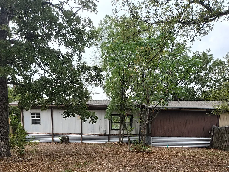 Backyard area