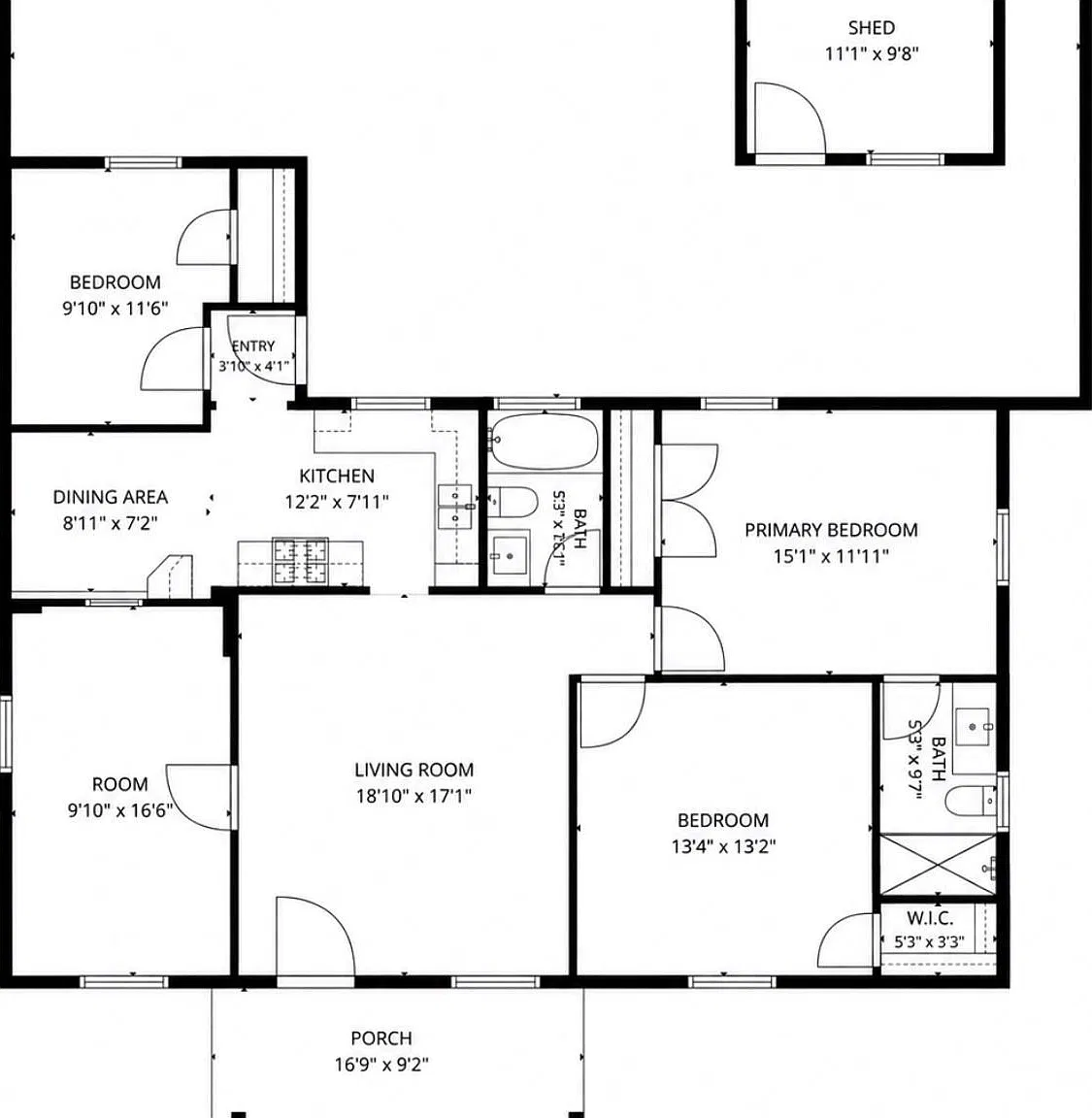 3 bed, 2.0 bath, 1347 sqft, $1,850 — Photo 2