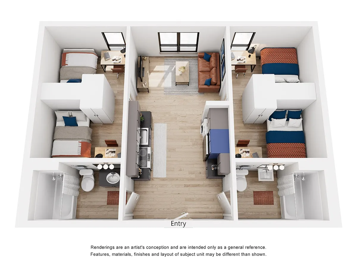 Floor plan Cal Suite