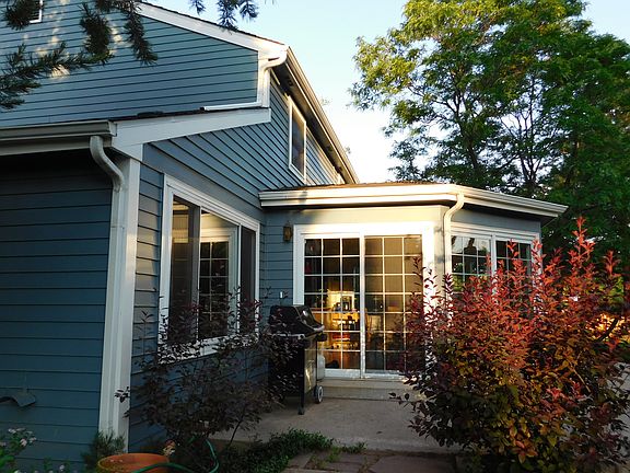 sun room addition, back yard