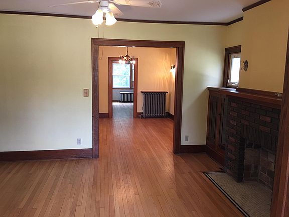 Living room into dining room