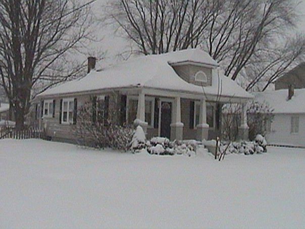 Our beautiful home last wint
