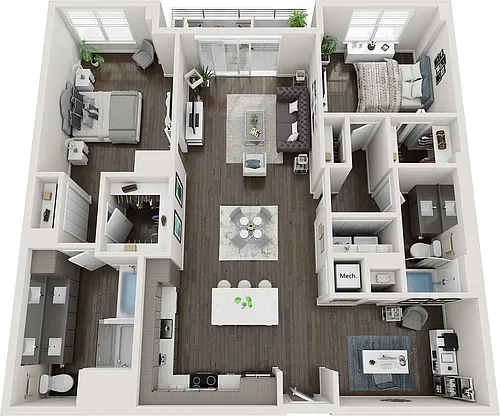 Floor plan B5D-1361