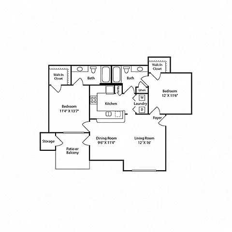 Floor plan B2B Landfall