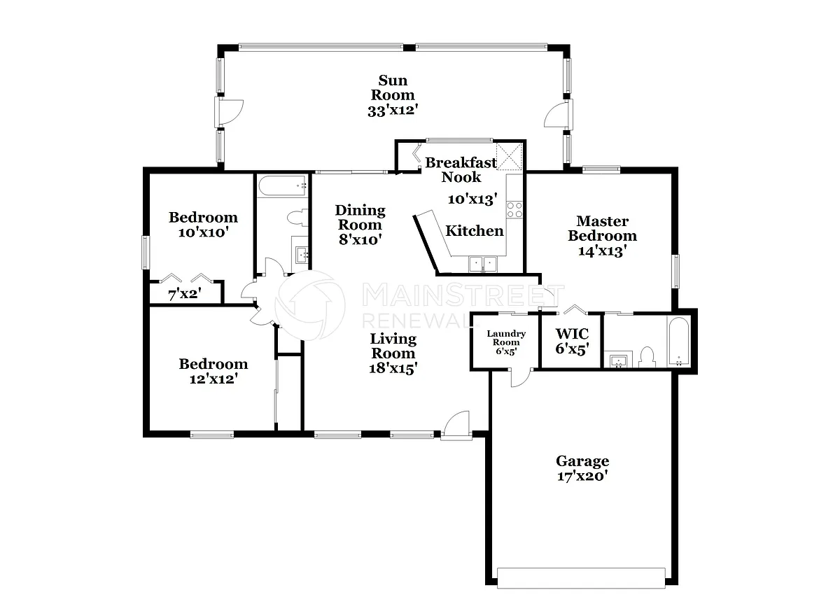 Floor Plan - 5408 Berryman St