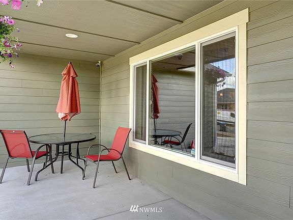 Covered front porch is the perfect spot to relax.