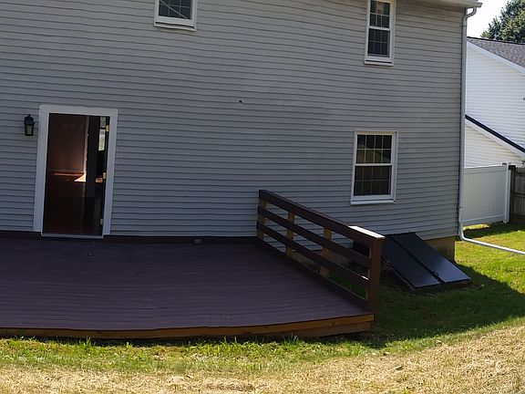 Large back deck
