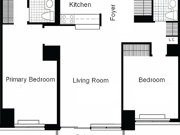 2nd image of 235 W 48th St APT 36H