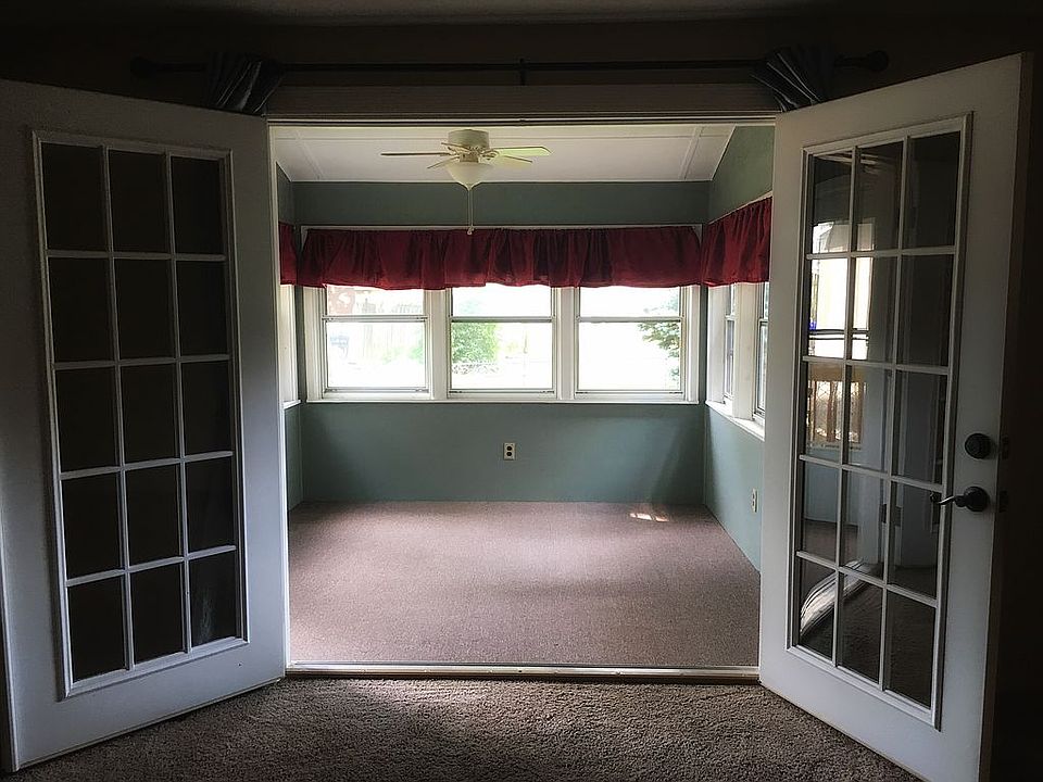 French doors to sun room 