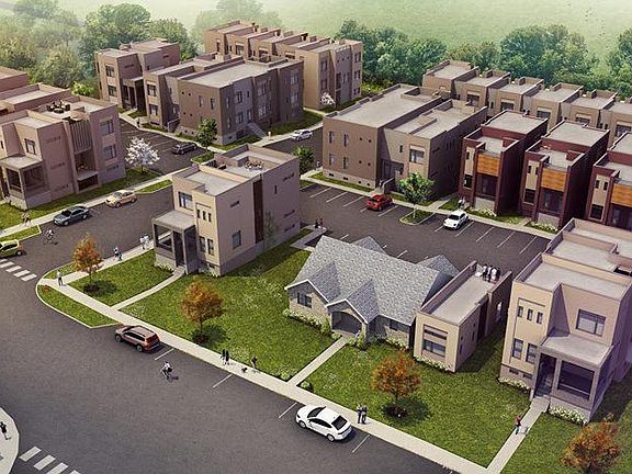 Southgate Station phase 1 & 2 rendering. Unit address: 1623 Marshall Hollow Dr: Turn onto Marshall Hollow from Southgate Ave. Las building on the left. Middle/3rd condo from the road.,