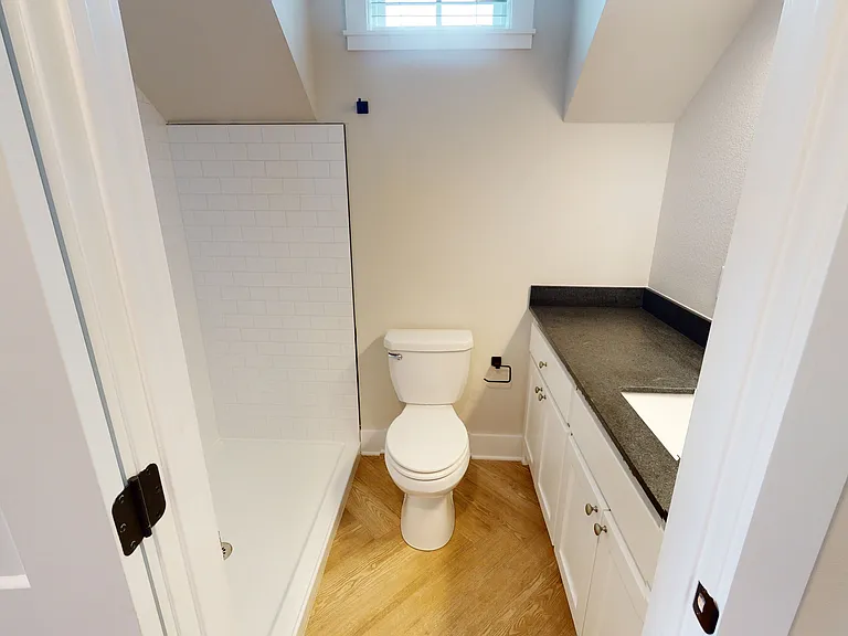 Bathroom with walk-in shower