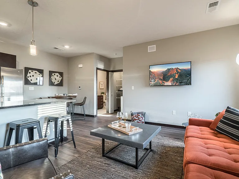Our open layouts are modern and inviting.