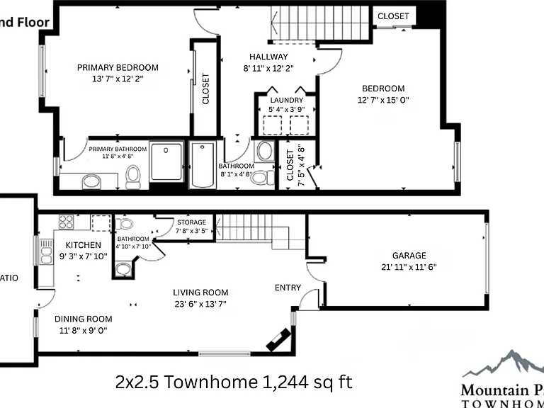 2x2.5 Townhome l 1,244 sq ft l Mountain Park 2x2.5 Townhome l 1,244 sq ft l Mountain Park