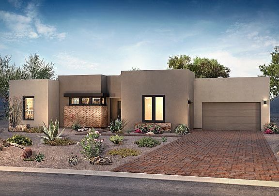 Contemporary Adobe Elevation A