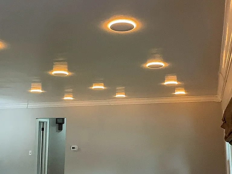 Upstairs living room - brand new led lighting with nightlight function