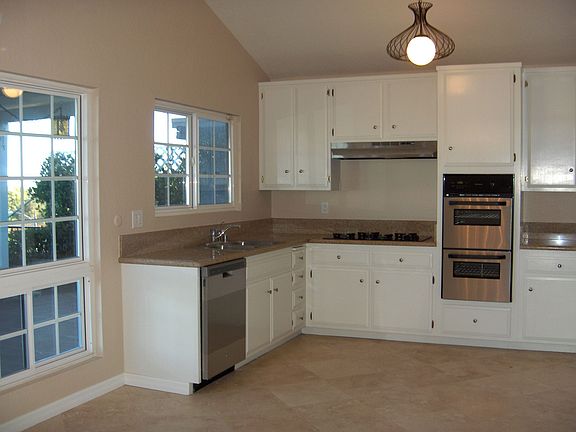 Kitchen; Window onto Patio