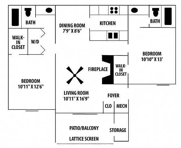 Floor plan The Wellington