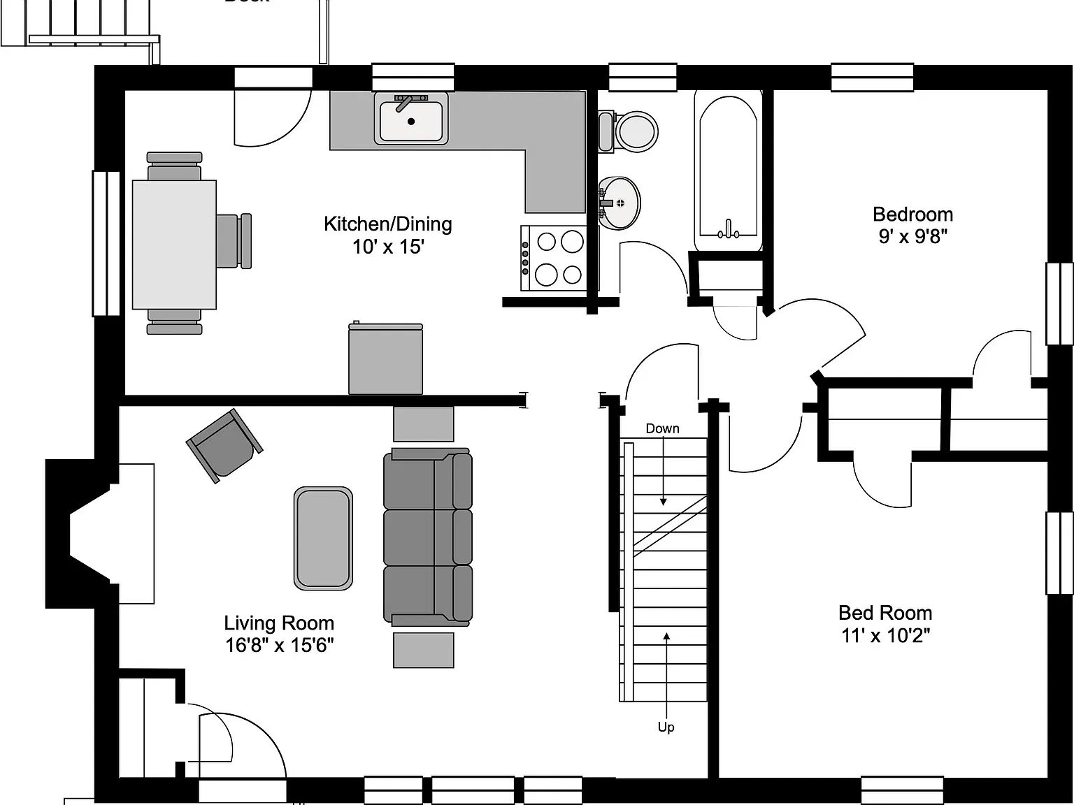 3 bed, 1152 sqft, $1,765 — Photo 2