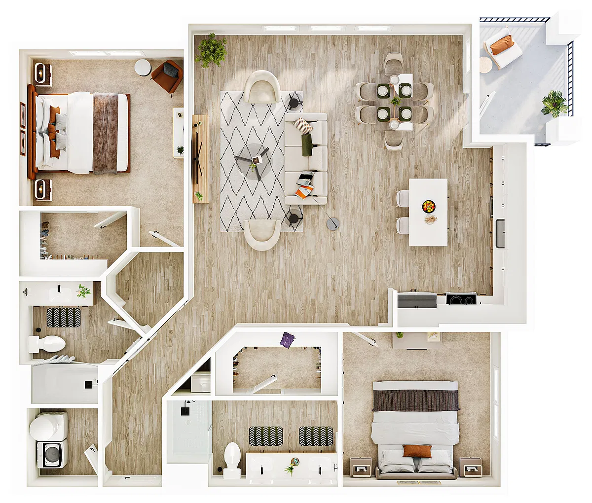 Floor plan B3