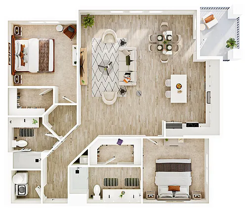 Floor plan B3