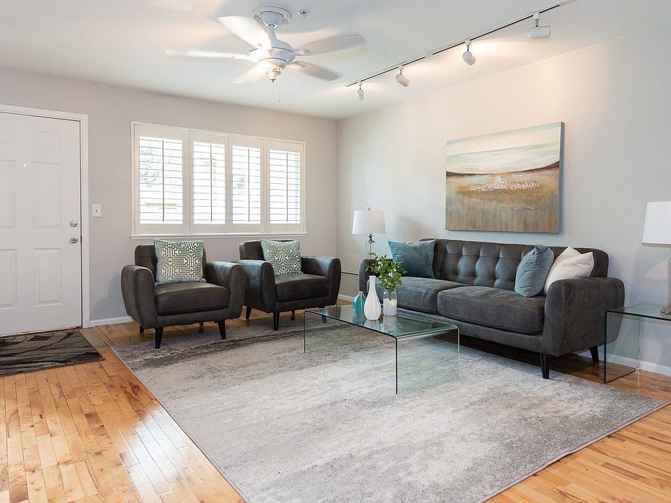 Front door and living area