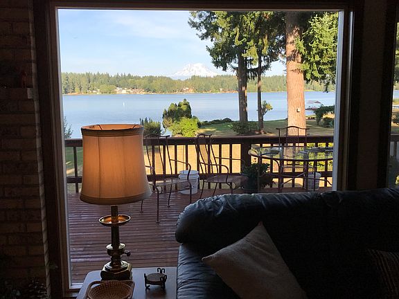View of Lake and Mt Rainier