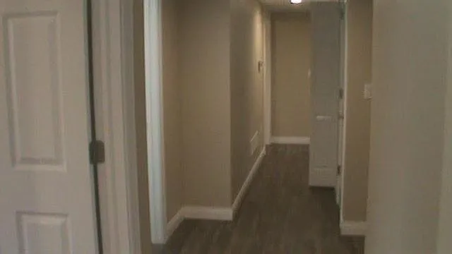 Hallway to living area